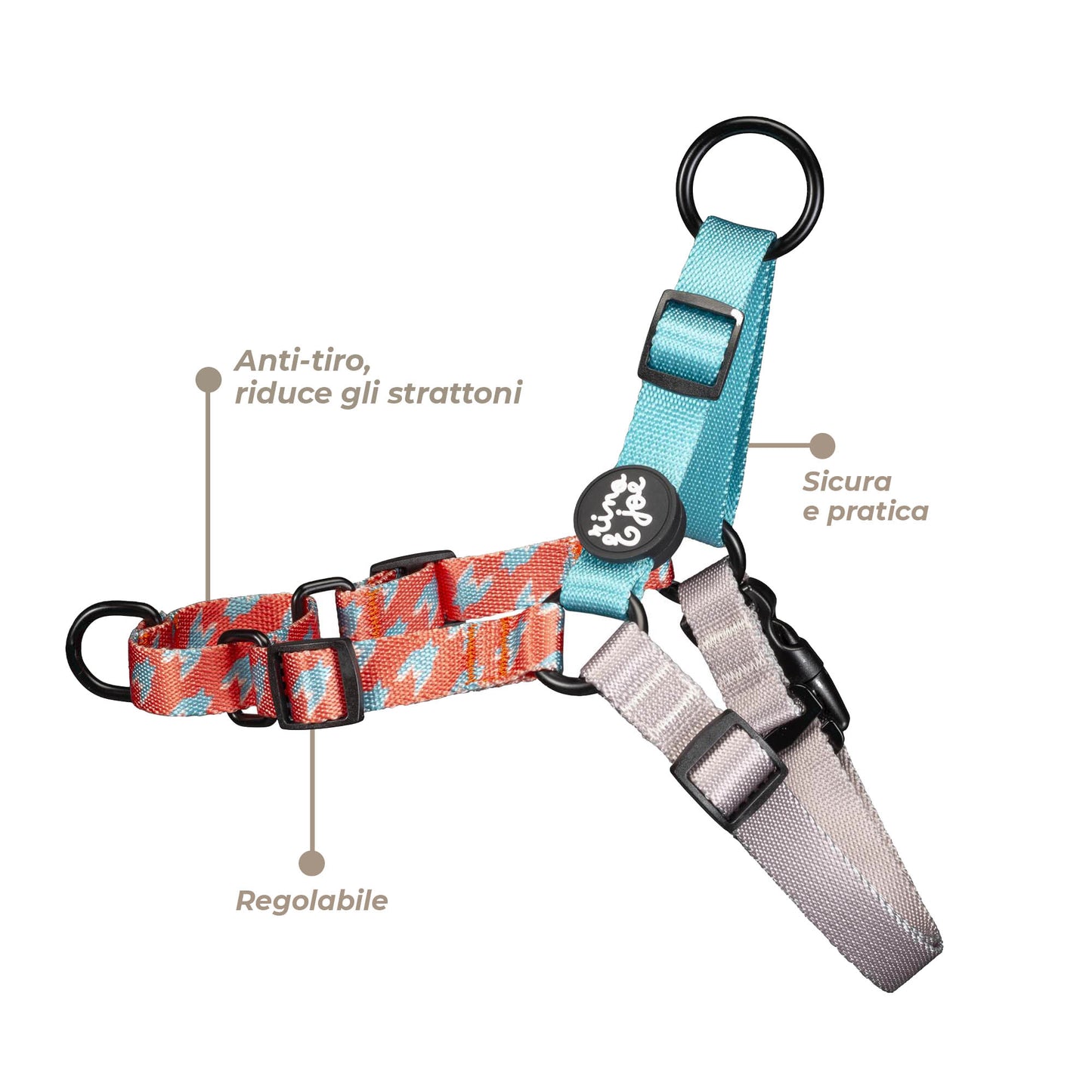 Pettorina Anti-tiro Regolabile Easy Walk