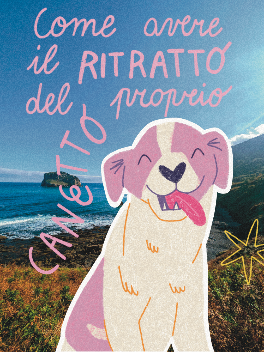 Illustrazione personalizzata del tuo cane – by Elisa Delledonne @signorina_tu_mi_stufi