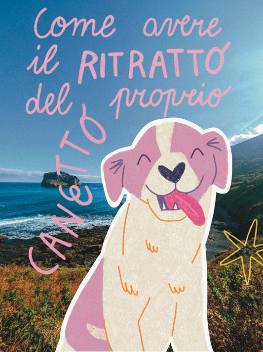 Illustrazione personalizzata del tuo cane – by Elisa Delledonne @signorina_tu_mi_stufi