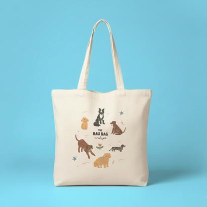 The Bau Bag - Tote Bag in Cotone con Illustrazioni di @signorina_tu_mi_stufi